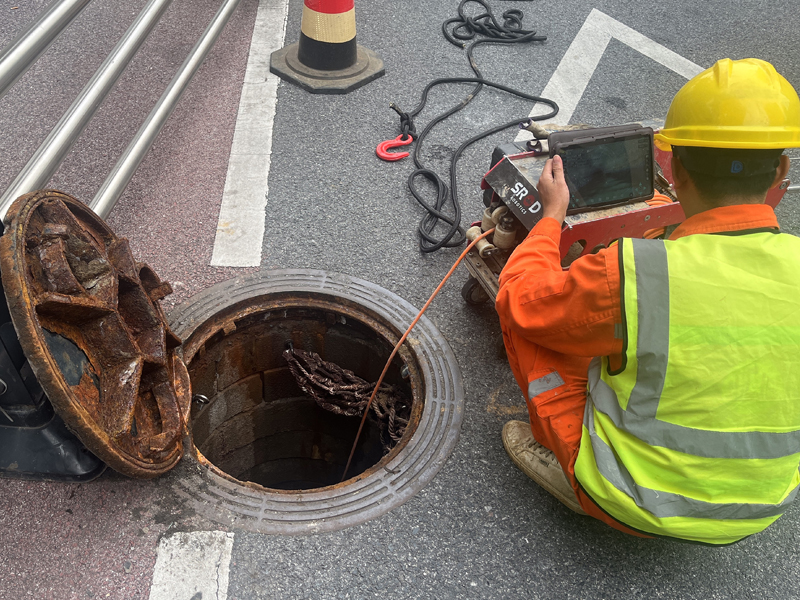龙蟠里市政管道内窥检测